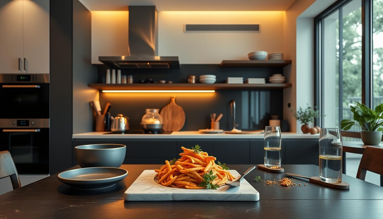 Fresh seasonal ingredients arranged for home cooking